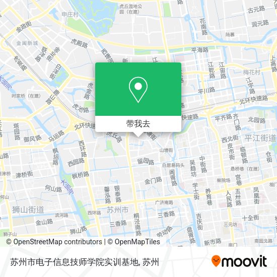 苏州市电子信息技师学院实训基地地图