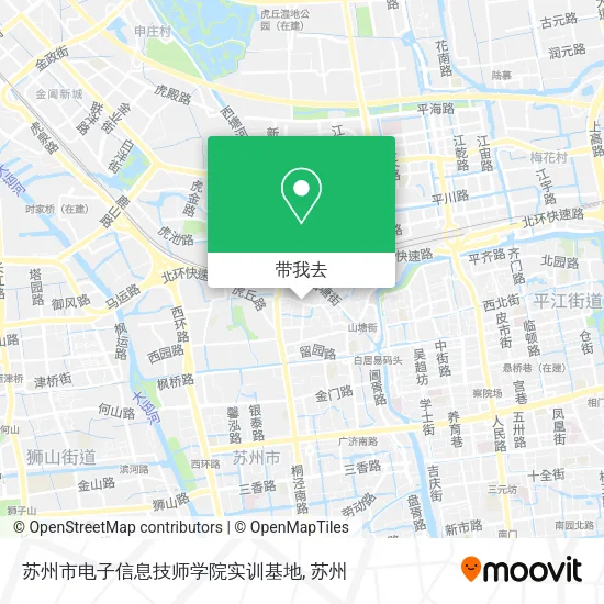 苏州市电子信息技师学院实训基地地图