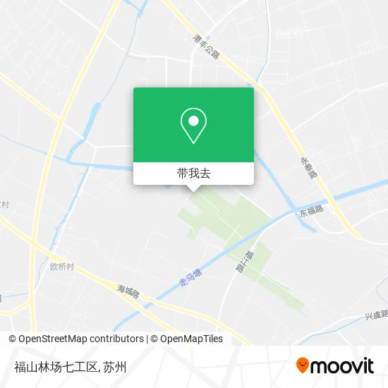 福山林场七工区地图