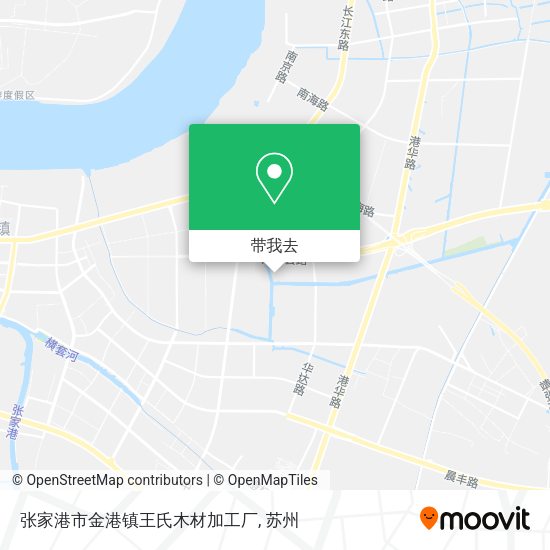 张家港市金港镇王氏木材加工厂地图