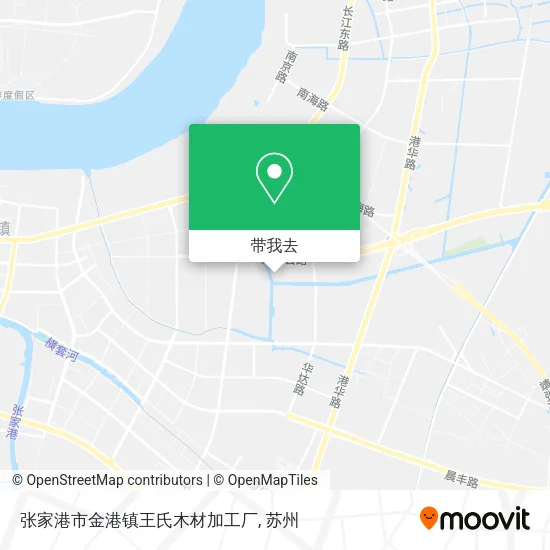 张家港市金港镇王氏木材加工厂地图