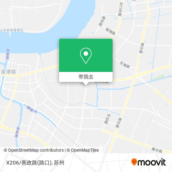 X206/善政路(路口)地图