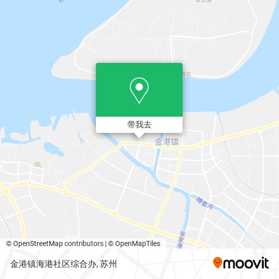 金港镇海港社区综合办地图