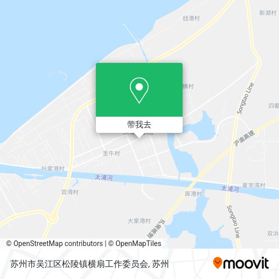 苏州市吴江区松陵镇横扇工作委员会地图