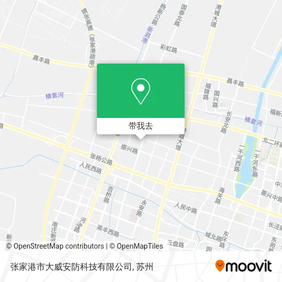 张家港市大威安防科技有限公司地图