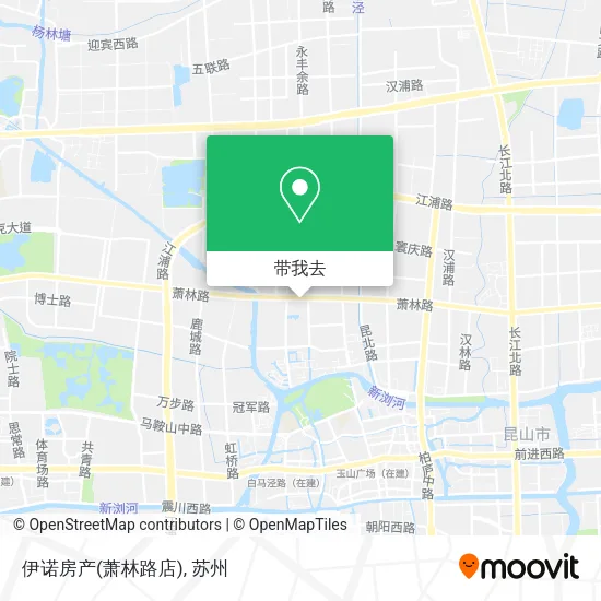 伊诺房产(萧林路店)地图