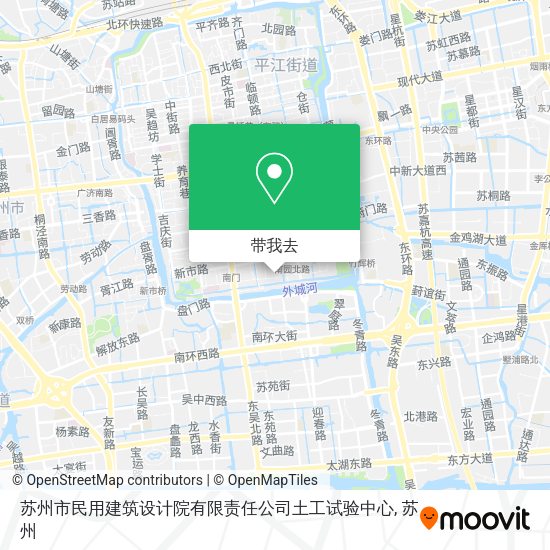 苏州市民用建筑设计院有限责任公司土工试验中心地图
