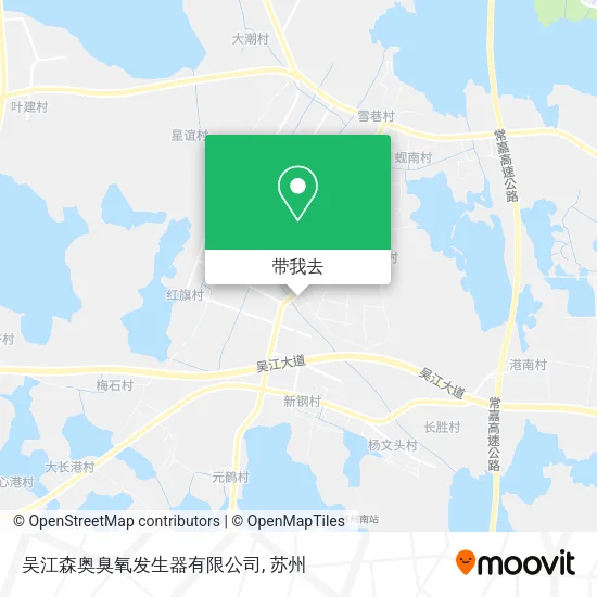 吴江森奥臭氧发生器有限公司地图