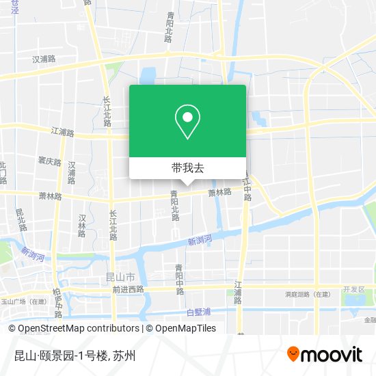 昆山·颐景园-1号楼地图