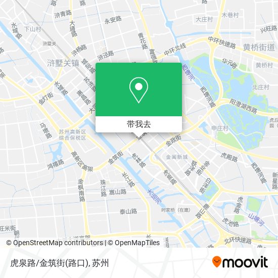虎泉路/金筑街(路口)地图