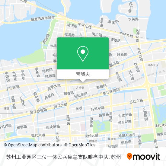 苏州工业园区三位一体民兵应急支队唯亭中队地图