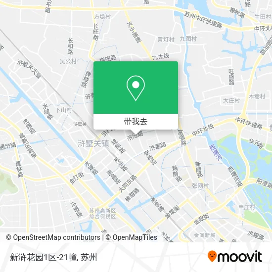 新浒花园1区-21幢地图