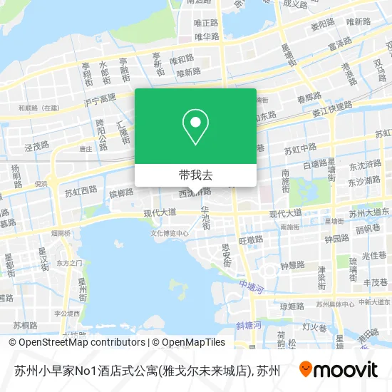 苏州小早家No1酒店式公寓(雅戈尔未来城店)地图