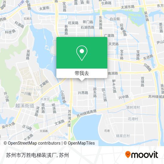 苏州市万胜电梯装潢厂地图