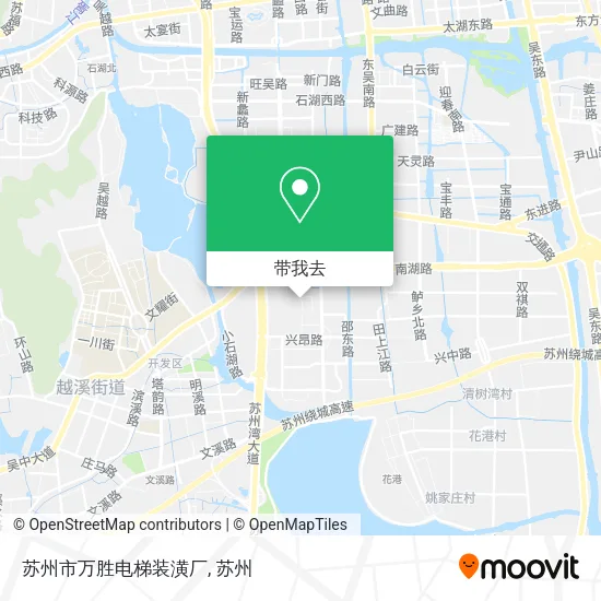 苏州市万胜电梯装潢厂地图