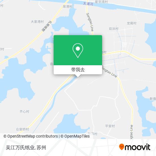 吴江万氏纸业地图