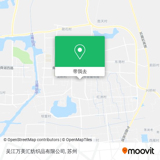 吴江万美汇纺织品有限公司地图