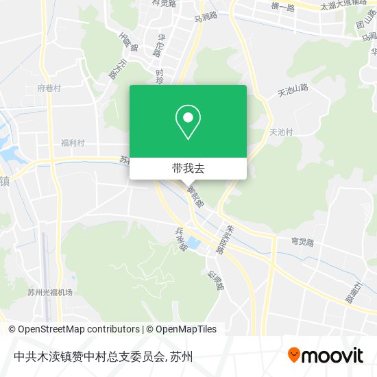 中共木渎镇赞中村总支委员会地图