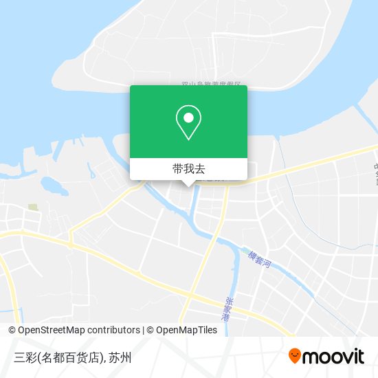三彩(名都百货店)地图