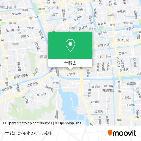 世茂广场-E座2号门地图