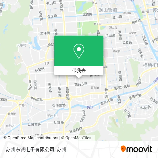 苏州东派电子有限公司地图