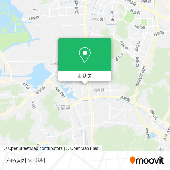 东崦湖社区地图
