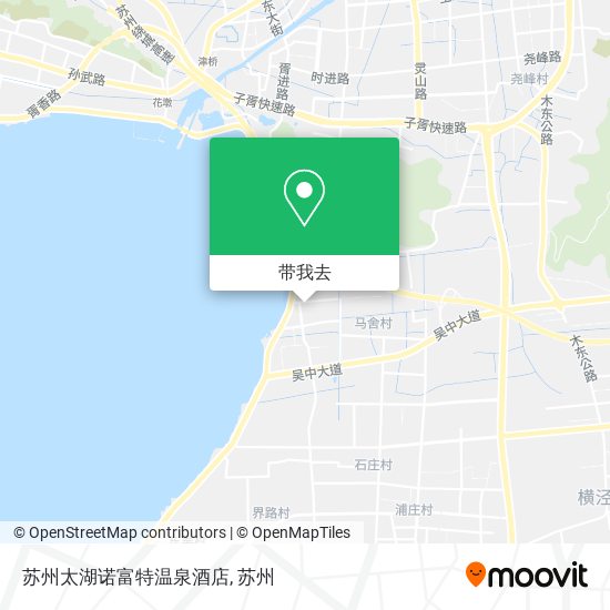苏州太湖诺富特温泉酒店地图