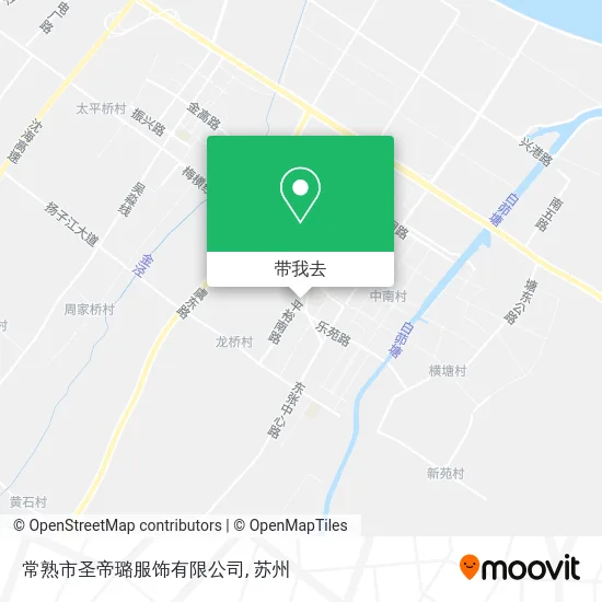 常熟市圣帝璐服饰有限公司地图