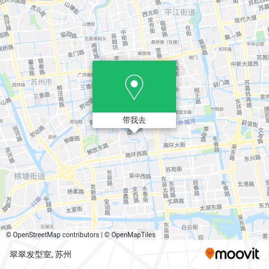 翠翠发型室地图