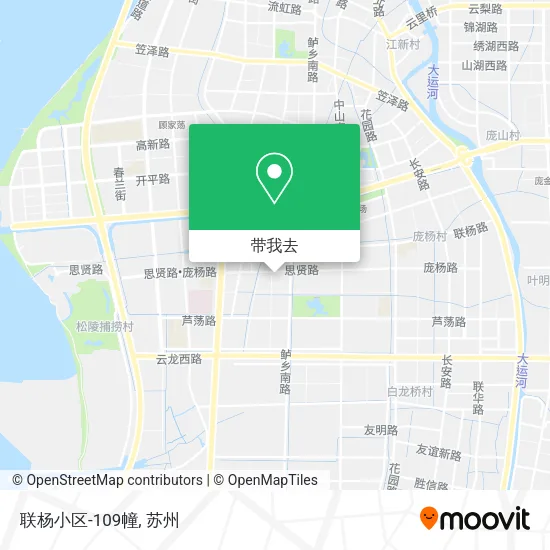 联杨小区-109幢地图