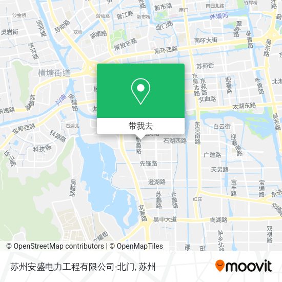 苏州安盛电力工程有限公司-北门地图