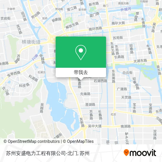 苏州安盛电力工程有限公司-北门地图