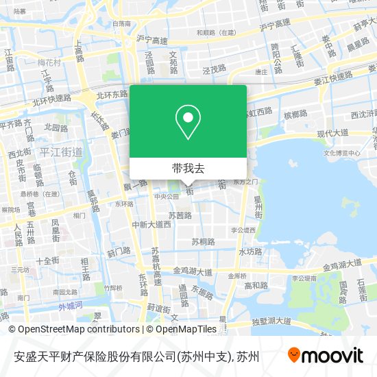 安盛天平财产保险股份有限公司(苏州中支)地图