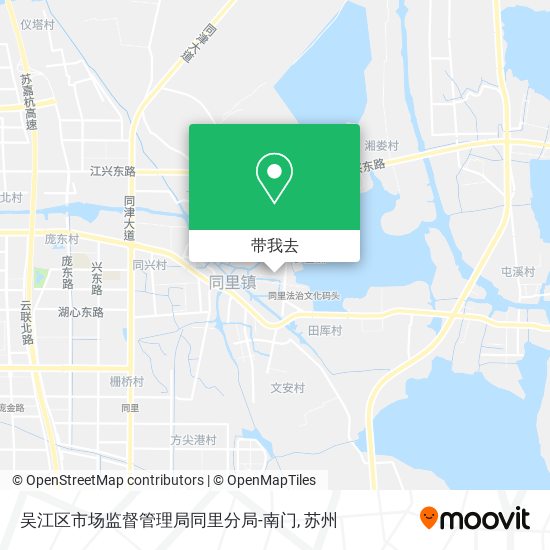 吴江区市场监督管理局同里分局-南门地图