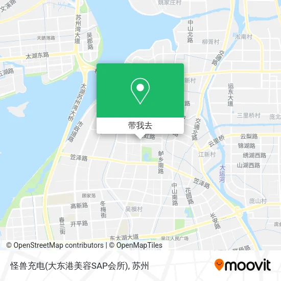 怪兽充电(大东港美容SAP会所)地图