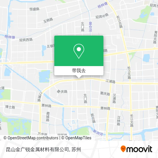 昆山金广锐金属材料有限公司地图