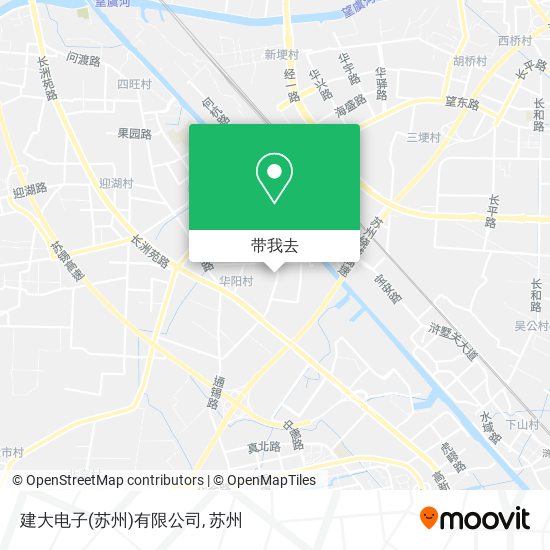 建大电子(苏州)有限公司地图