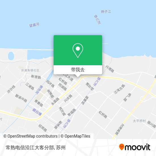 常熟电信沿江大客分部地图