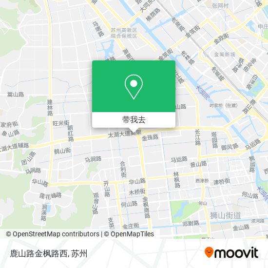 鹿山路金枫路西地图