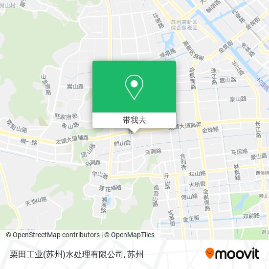 栗田工业(苏州)水处理有限公司地图
