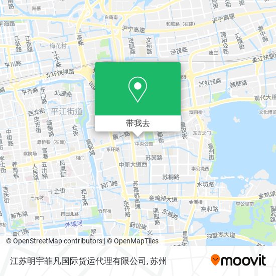 江苏明宇菲凡国际货运代理有限公司地图