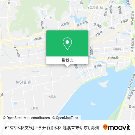 623路木林支线[上学开行](木林-越溪首末站东)地图