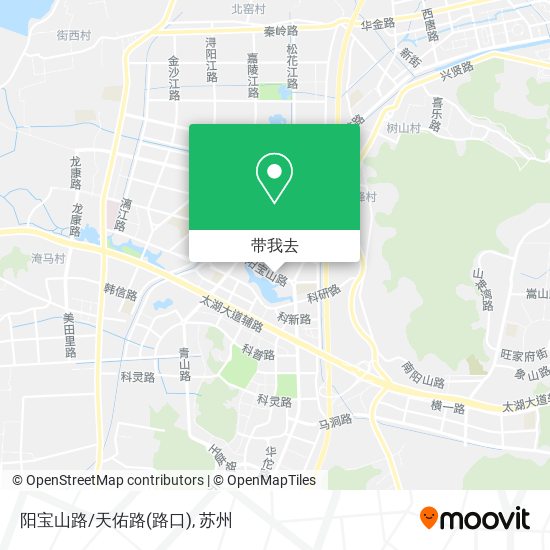 阳宝山路/天佑路(路口)地图