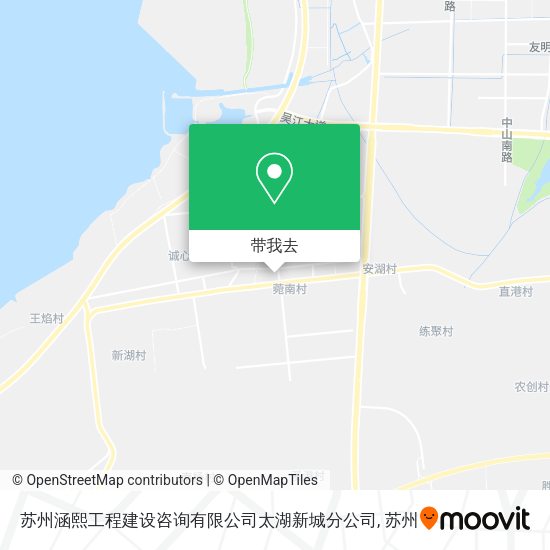 苏州涵熙工程建设咨询有限公司太湖新城分公司地图