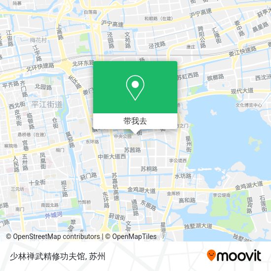 少林禅武精修功夫馆地图