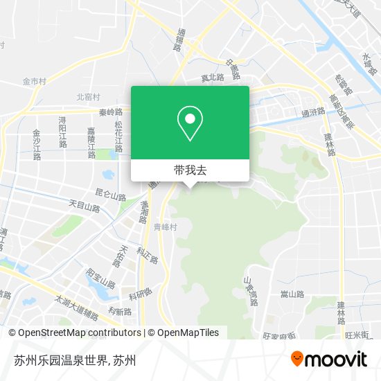苏州乐园温泉世界地图