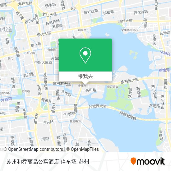 苏州和乔丽晶公寓酒店-停车场地图
