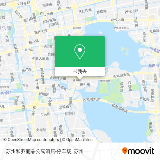苏州和乔丽晶公寓酒店-停车场地图
