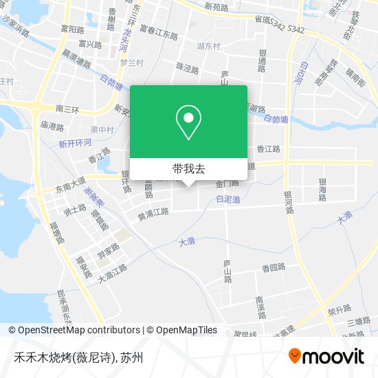 禾禾木烧烤(薇尼诗)地图