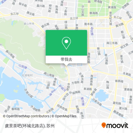 虞景茶吧(环城北路店)地图